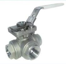 Mounting Pad Reduced Port Ball Valve Screwed End